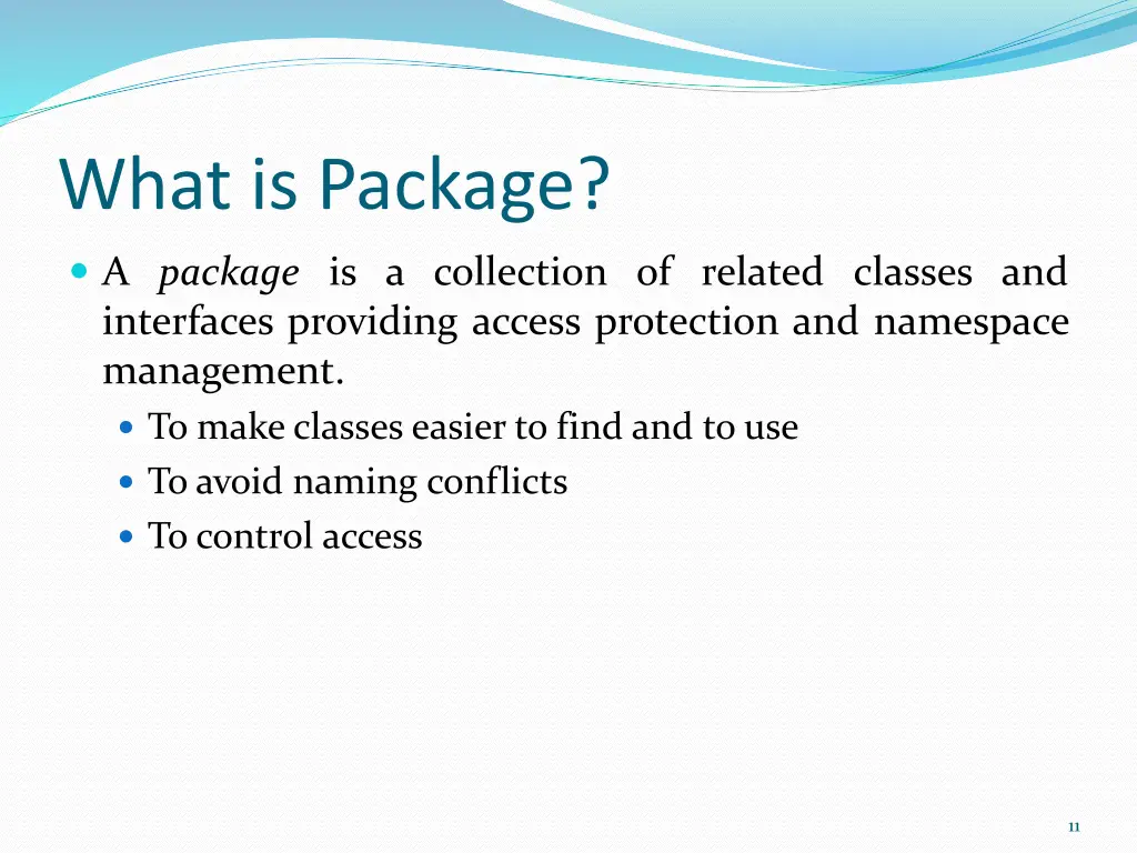 what is package