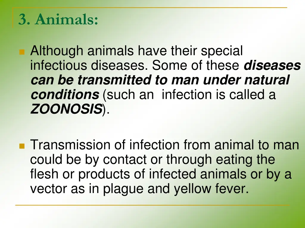 3 animals