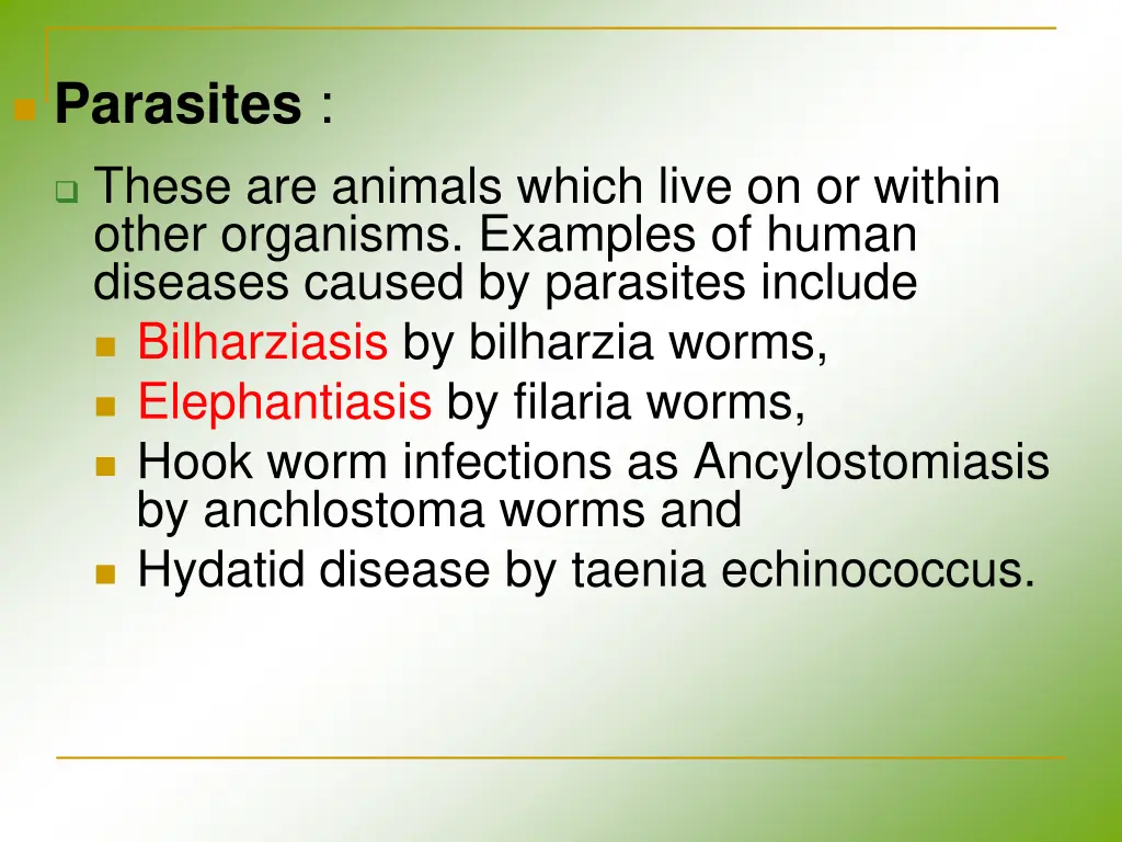 parasites