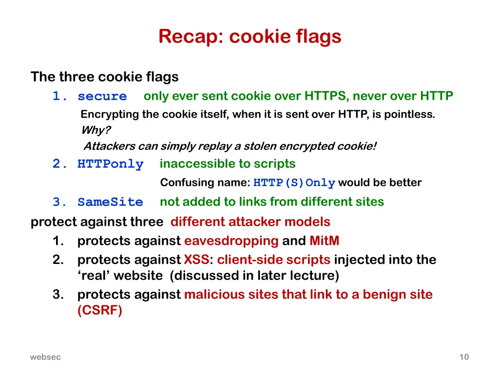 recap cookie flags