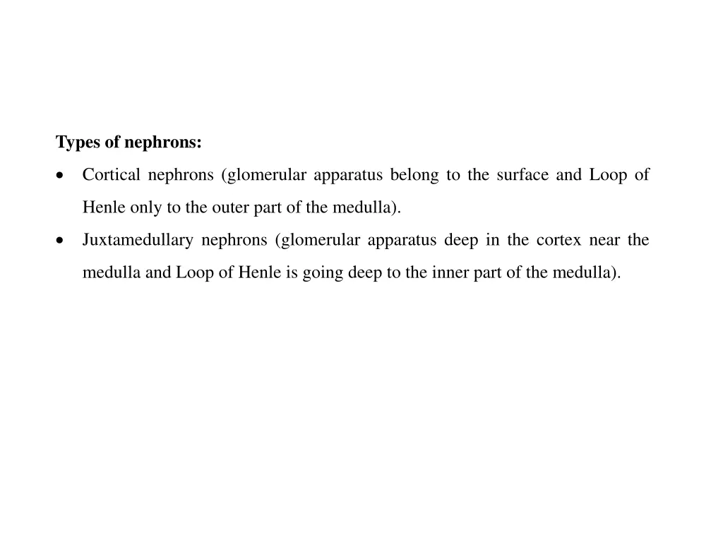 types of nephrons