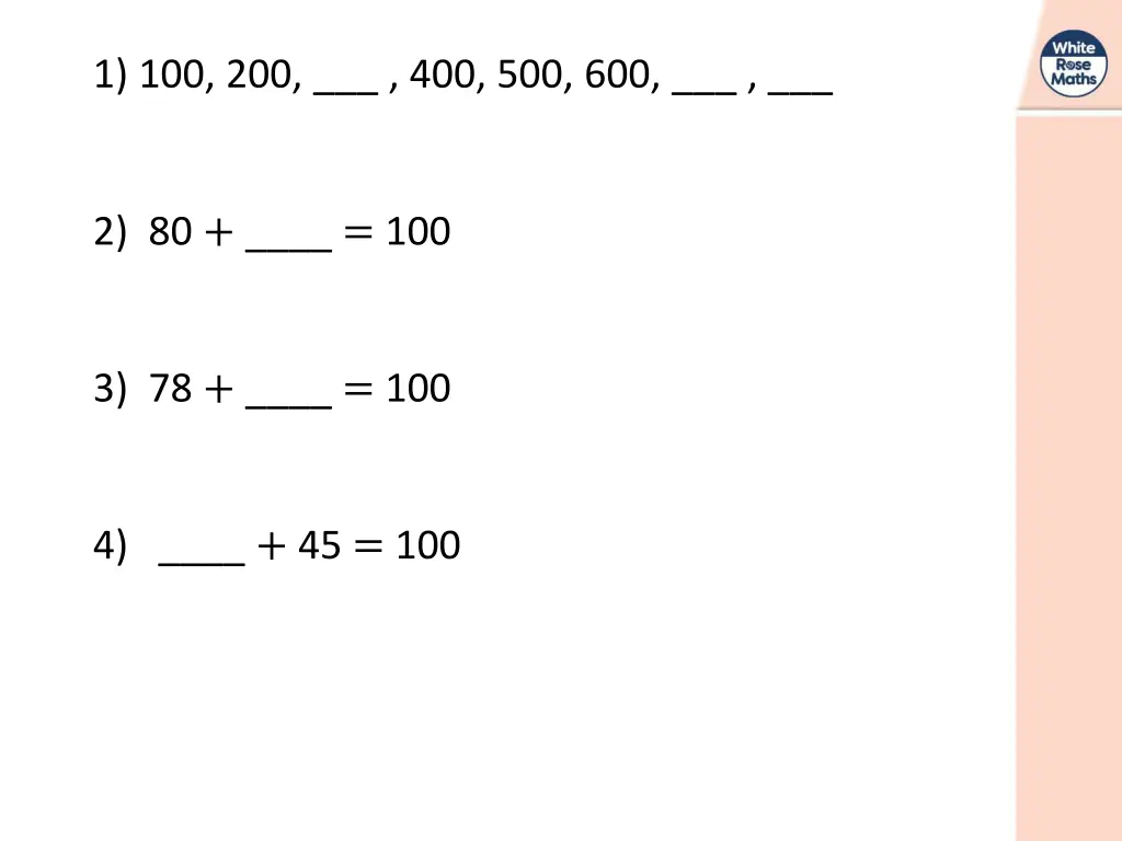 1 100 200 400 500 600