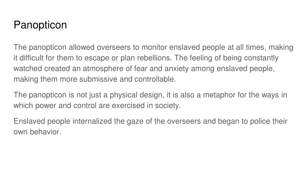 panopticon 1