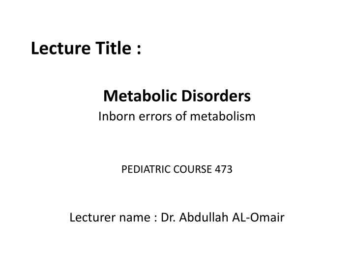 lecture title