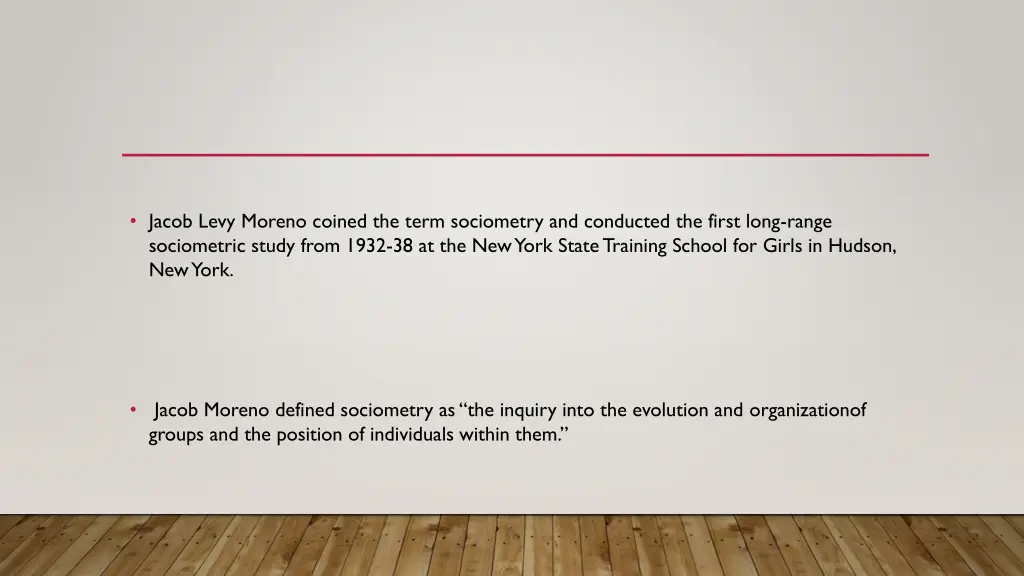 jacob levy moreno coined the term sociometry
