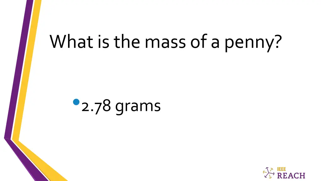 what is the mass of a penny