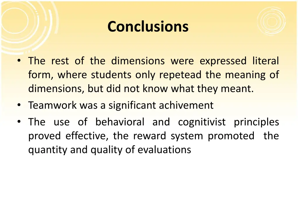conclusions 1