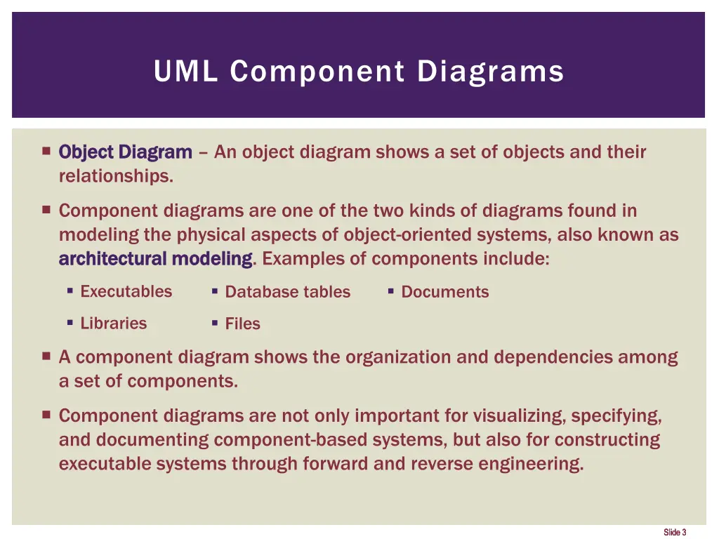 uml component diagrams