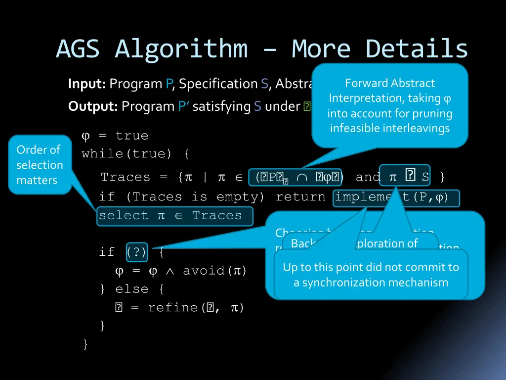 ags algorithm more details