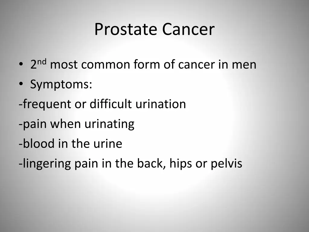 prostate cancer