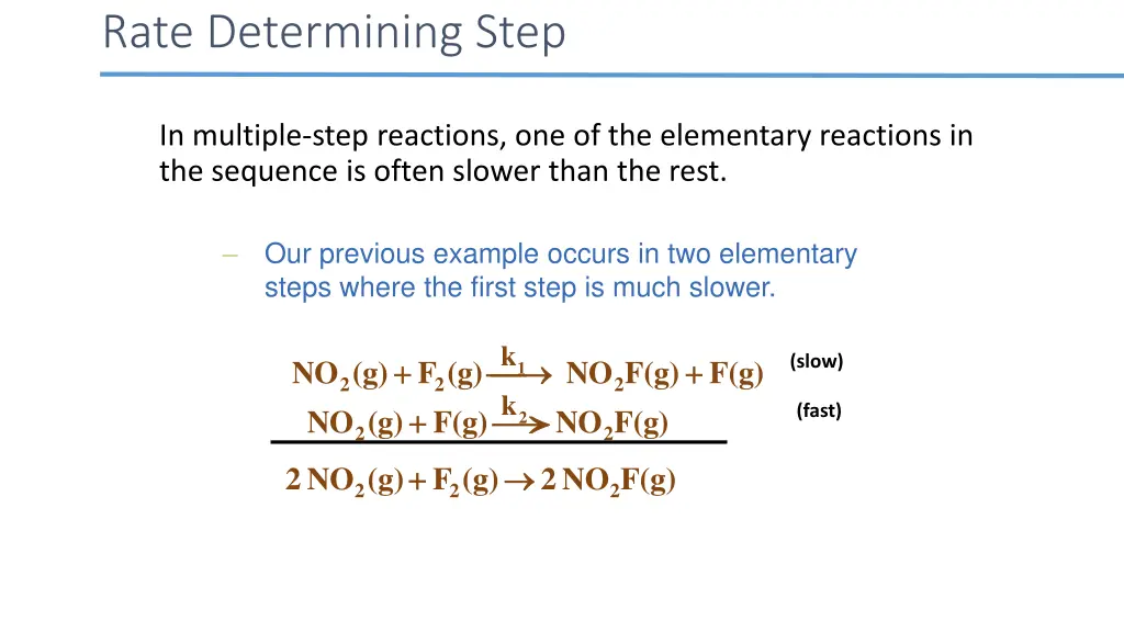 rate determining step 1