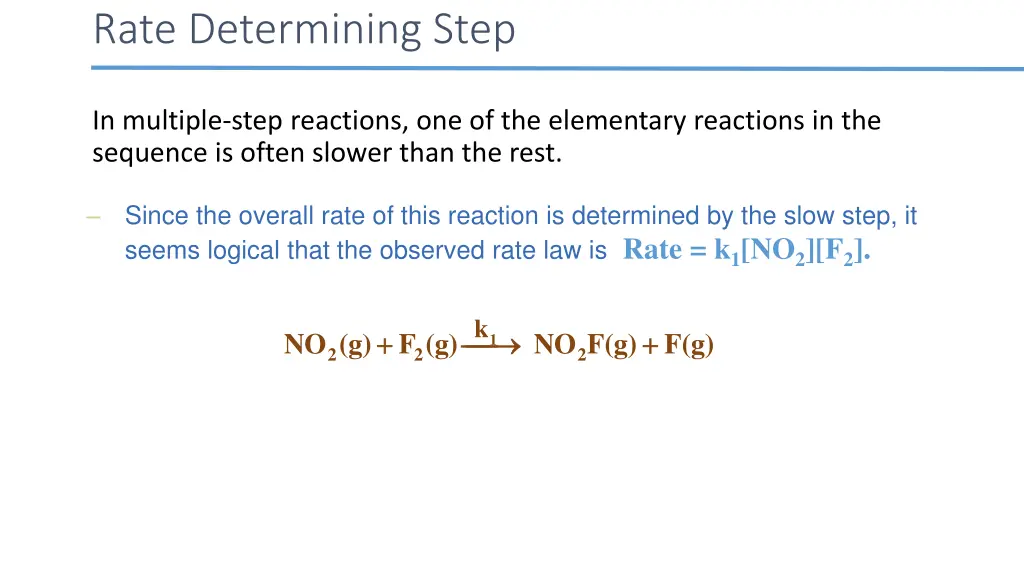 rate determining step 2