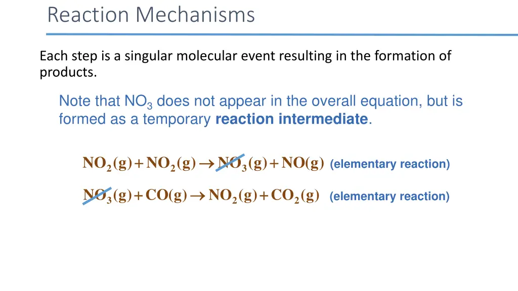 reaction mechanisms 2