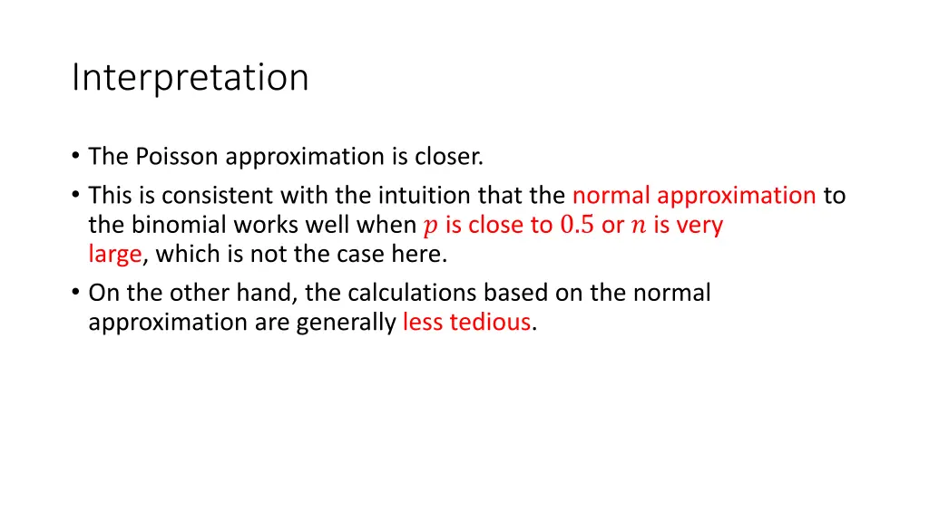 interpretation