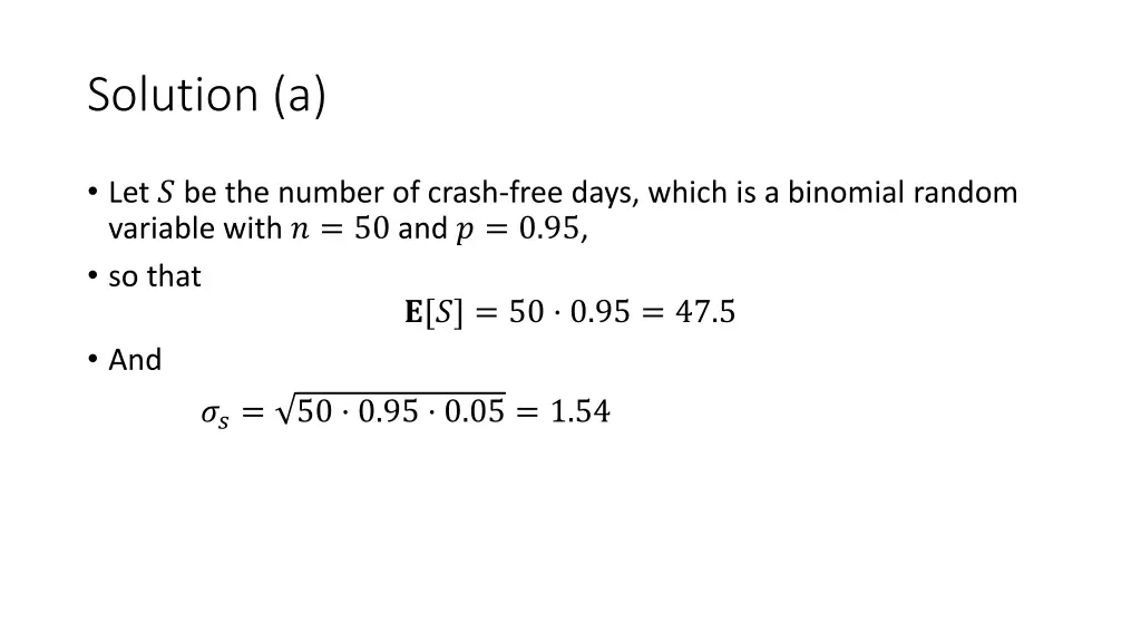 solution a