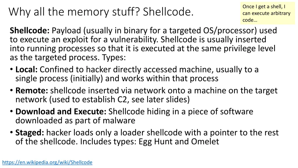 once i get a shell i can execute arbitrary code