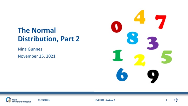 the normal distribution part 2