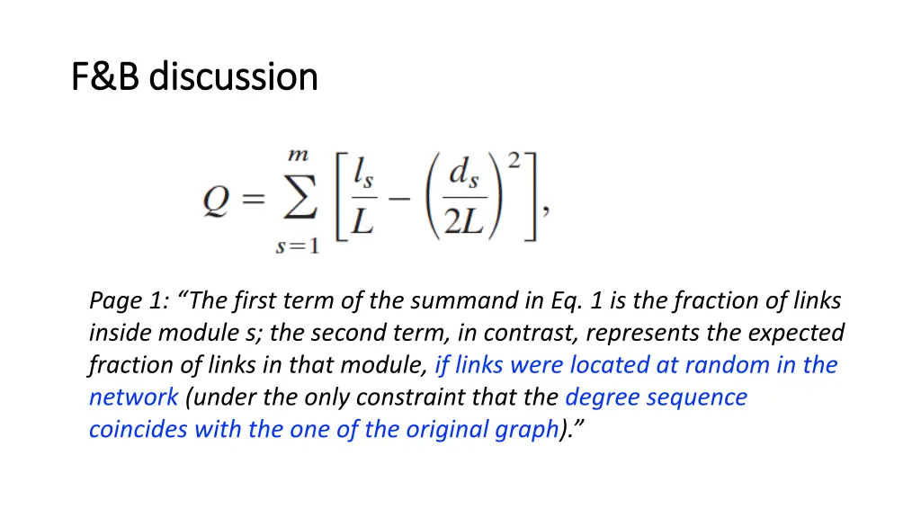 f b discussion f b discussion