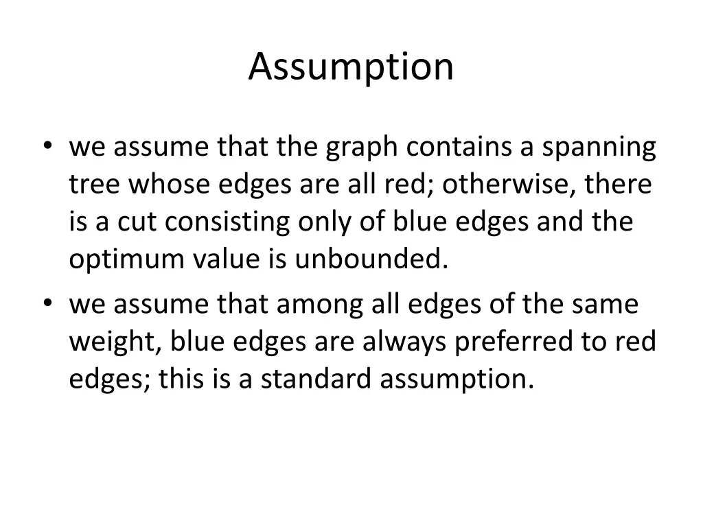 assumption