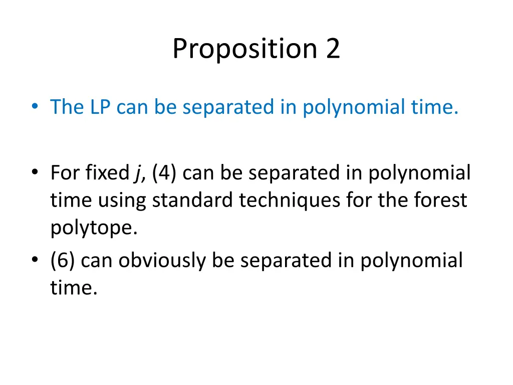 proposition 2