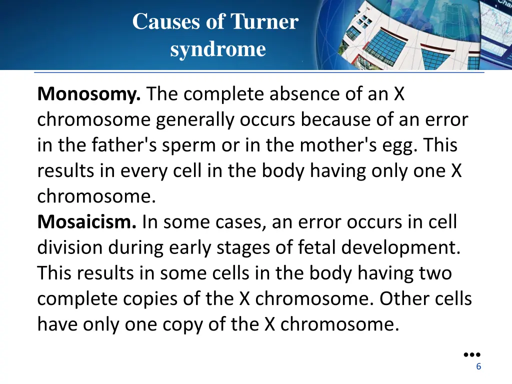 causes of turner syndrome