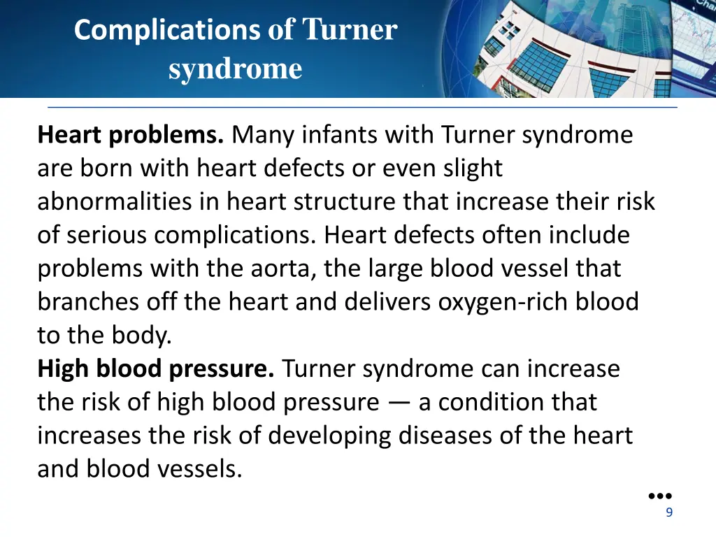complications of turner syndrome