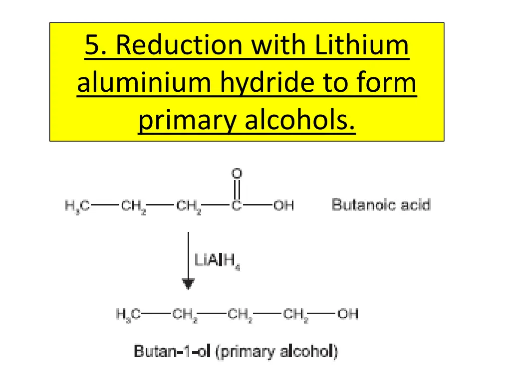 5 reduction with lithium aluminium hydride
