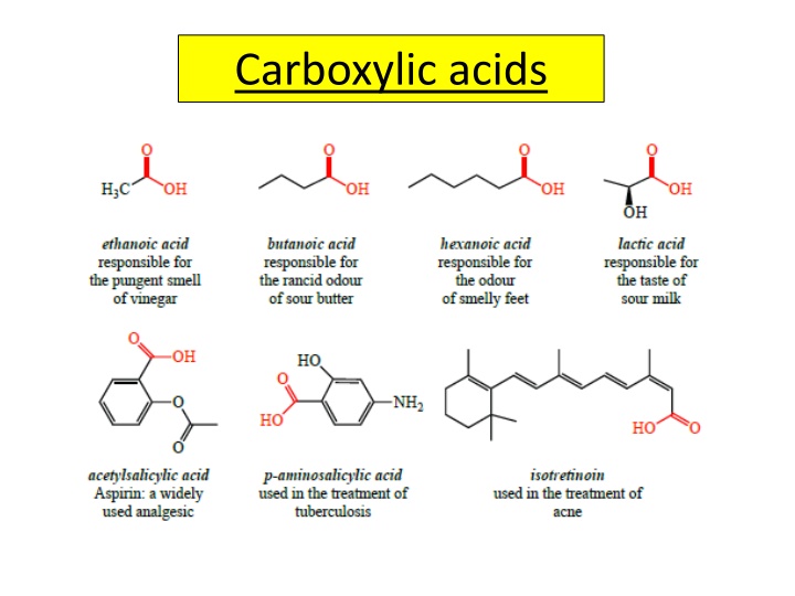carboxylic acids