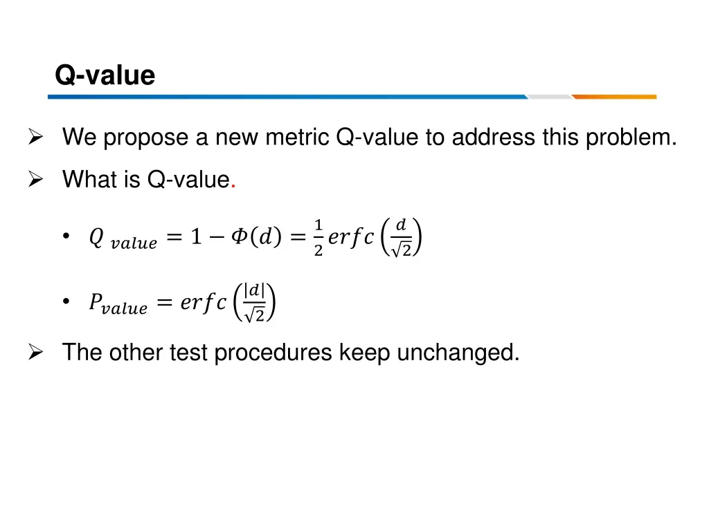 q value