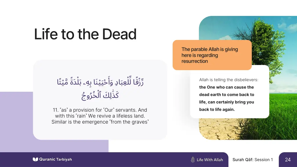 life to the dead