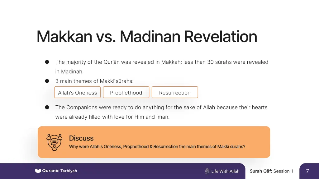 makkan vs madinan revelation