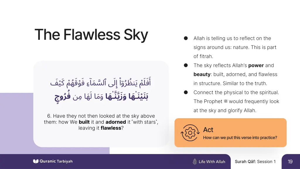 the flawless sky