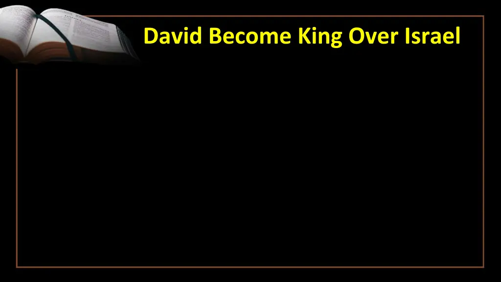 david become king over israel