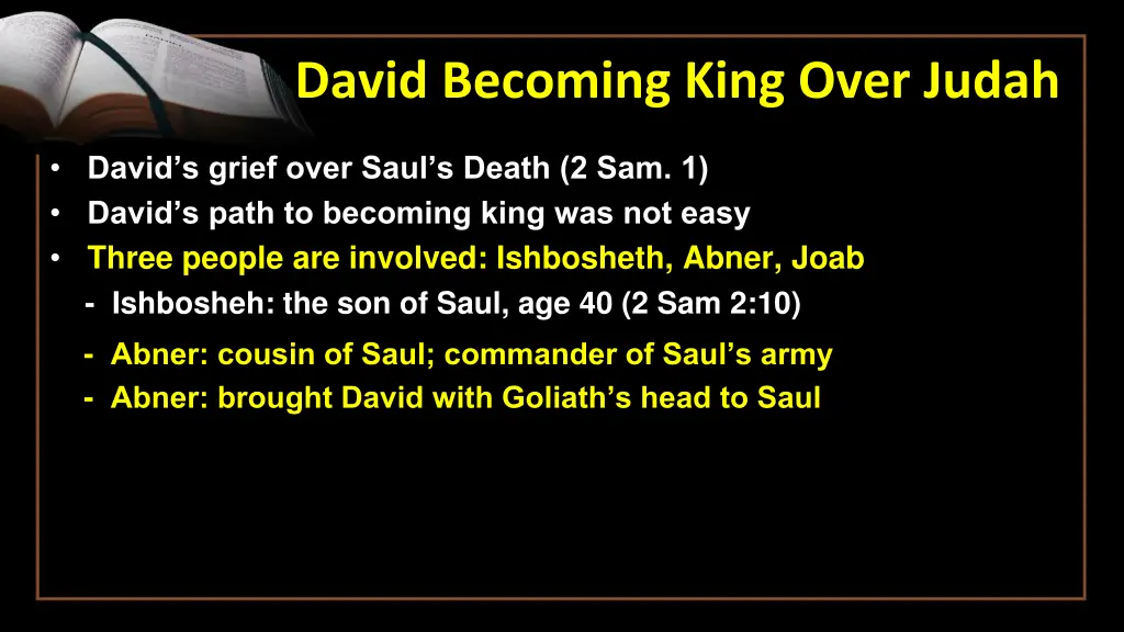 david becoming king over judah 5