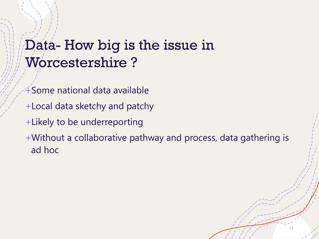 data how big is the issue in worcestershire