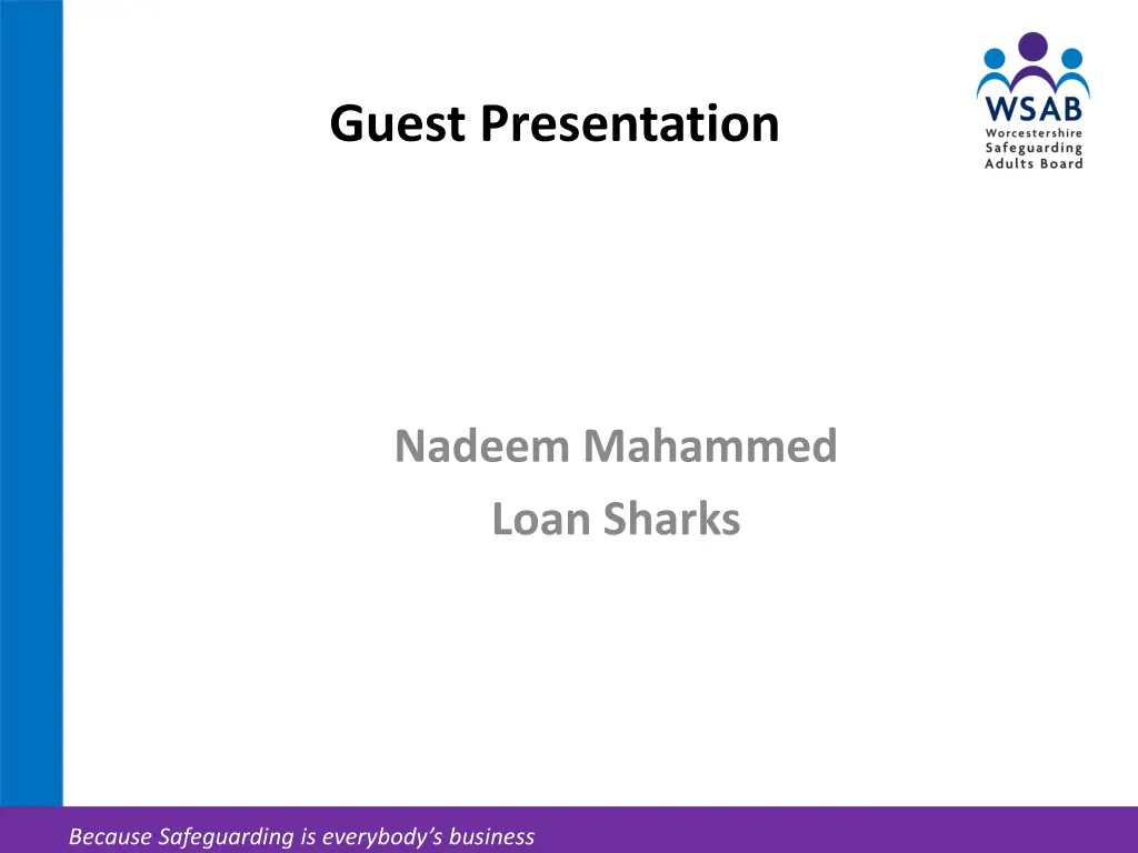 guest presentation