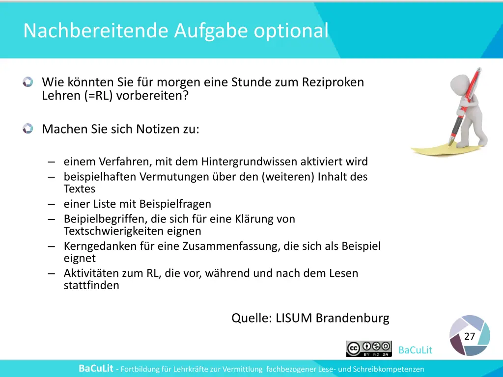 nachbereitende aufgabe optional