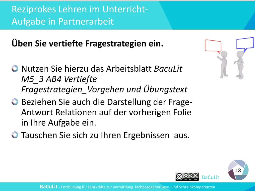 reziprokes lehren im unterricht aufgabe