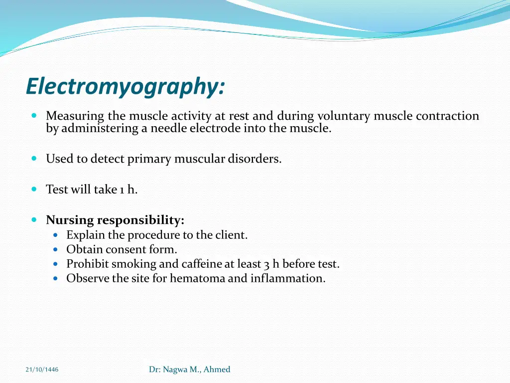 electromyography
