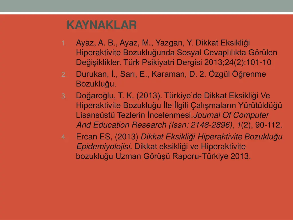 kaynaklar