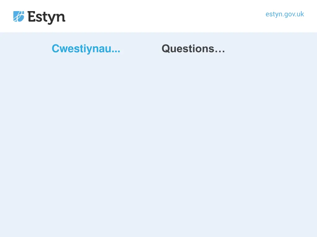 cwestiynau