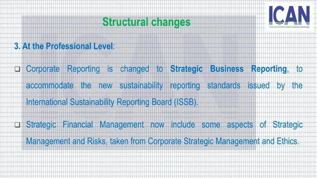 structural changes 2