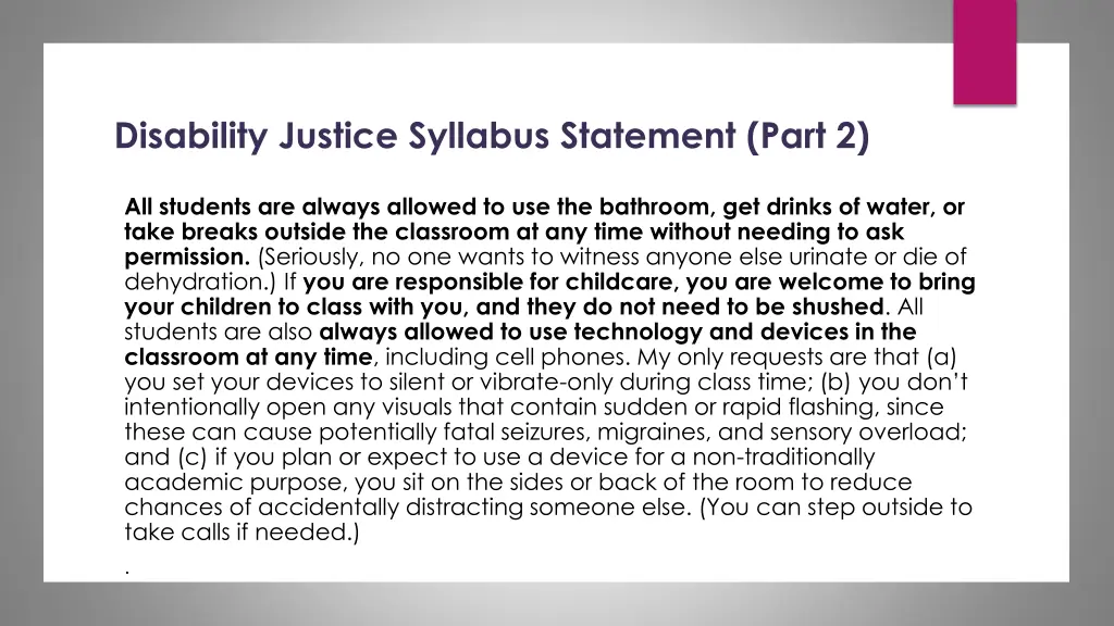 disability justice syllabus statement part 2