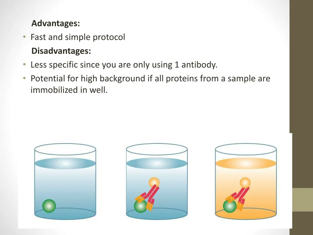 advantages fast and simple protocol disadvantages