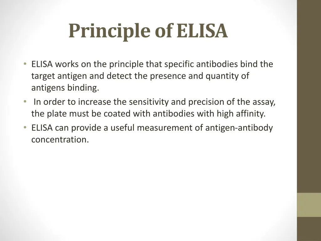 principle of elisa