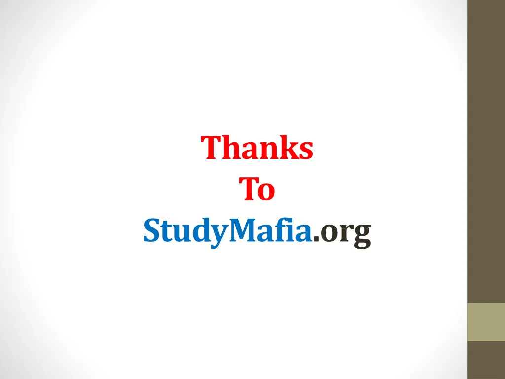 thanks to