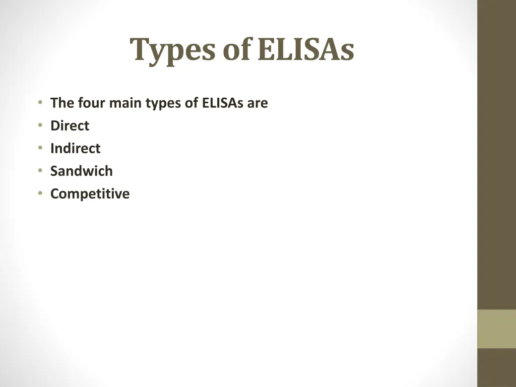 types of elisas