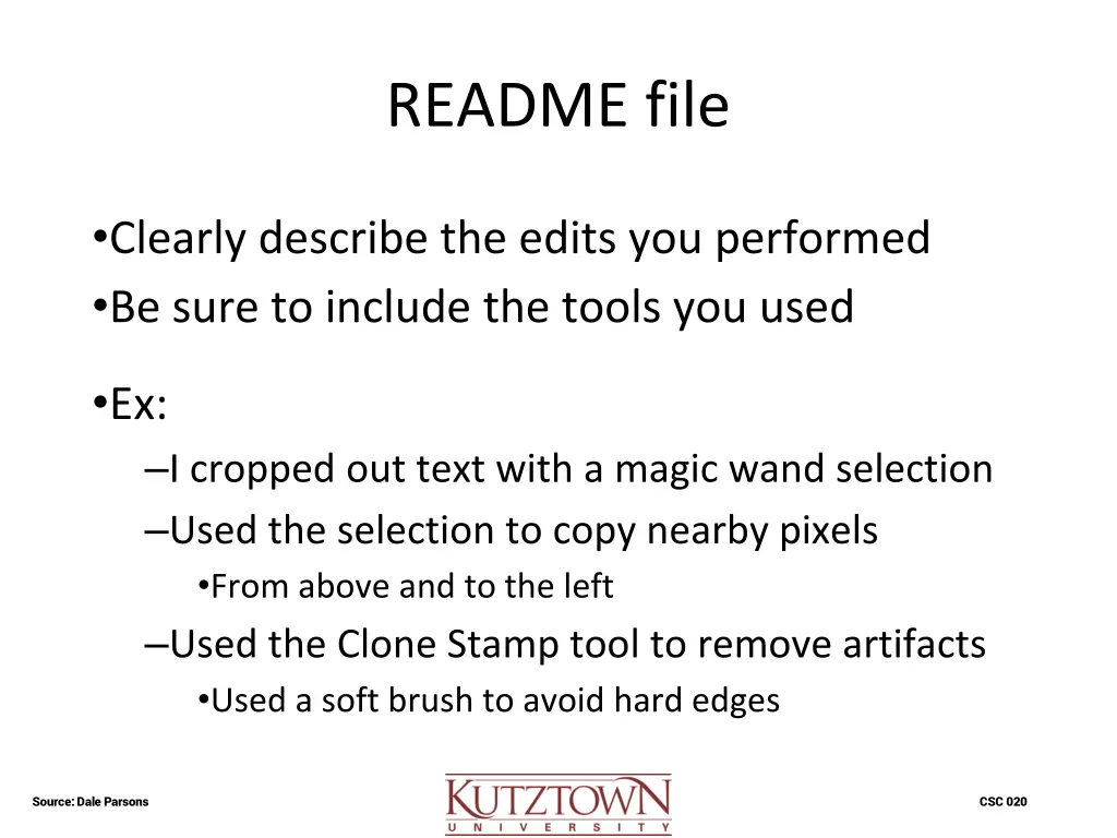 readme file