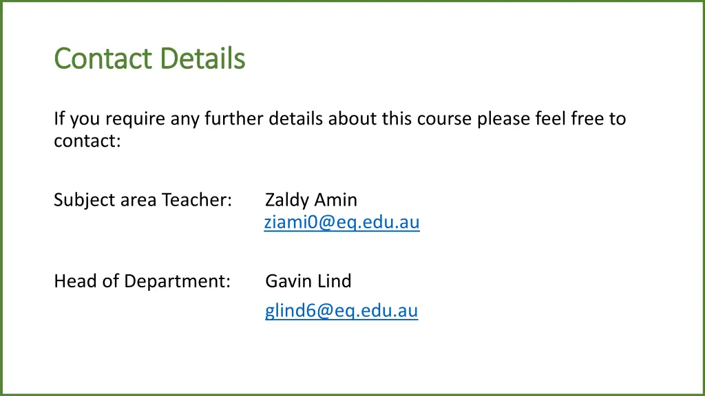 contact details contact details