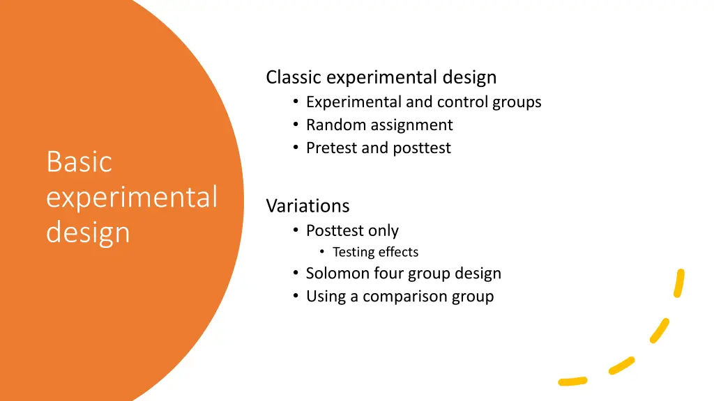 classic experimental design experimental